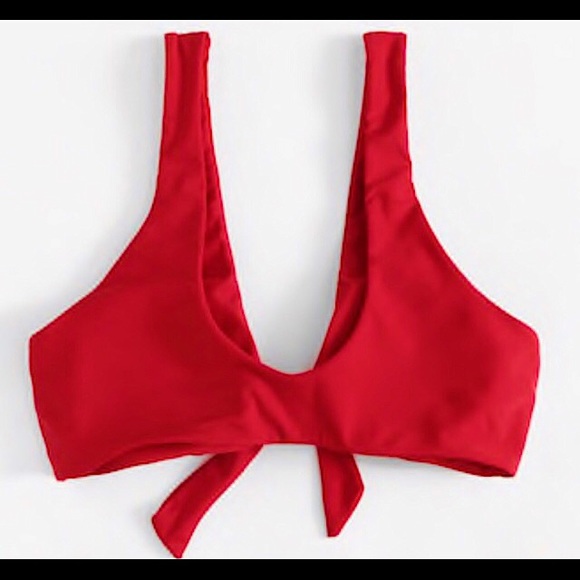 🆕🔥FASHION-NOVA SEXY RED&SUPER CUTE 2PIECE BIKINI BEAUTIFUL RED COLORED NWOT!! - Picture 2 of 6
